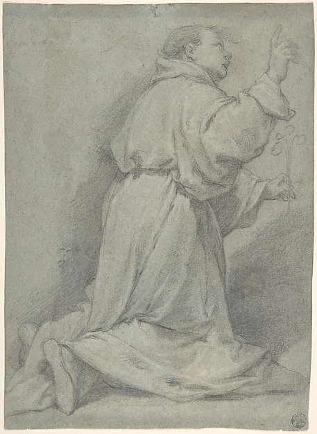 Denijs Calvaert, Kneeling Monk