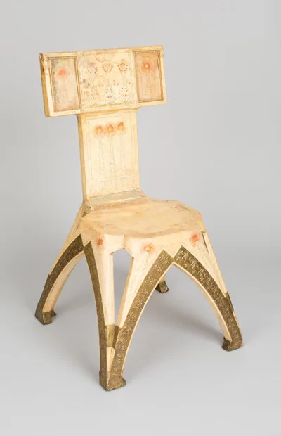 a Carlo Bugatti, Eiffel Tower Chair