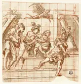 Pietro Muttoni Pietro della Vecchia, Allegorical Scene with Father Time