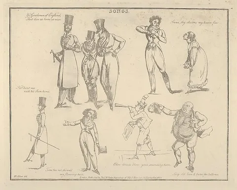 Henry Thomas Alken Sr, Songs: "Ye Gentlemen of England That Live at Ease..."