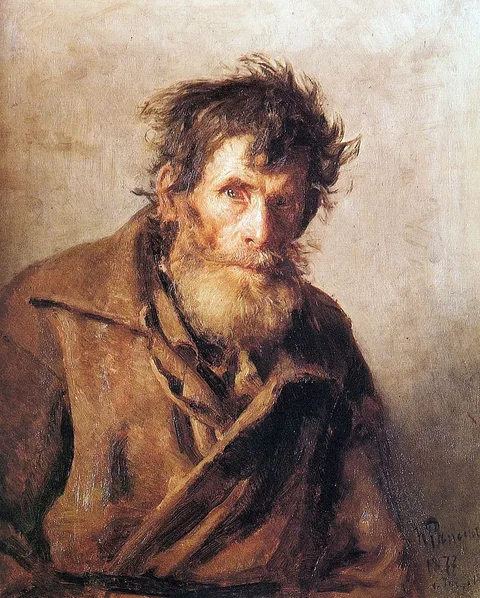 Ilja Repin, Timid man