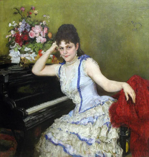 Ilja Repin, Portrait of S.I. Menter