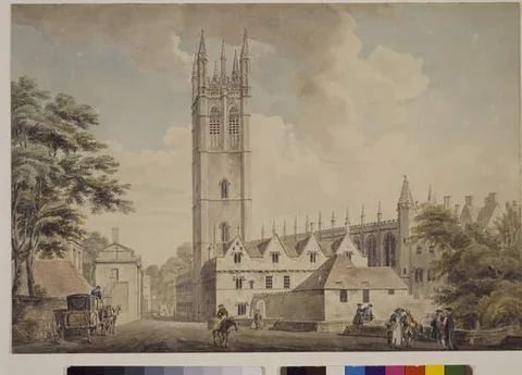 Michael Angelo Rooker, Magdalen Bridge And Tower, Oxford