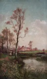 Henry Maurice Page, Springtime, Headcorn, Kent
