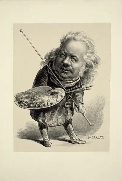 Étienne Carjat, Portrait of Honoré Daumier