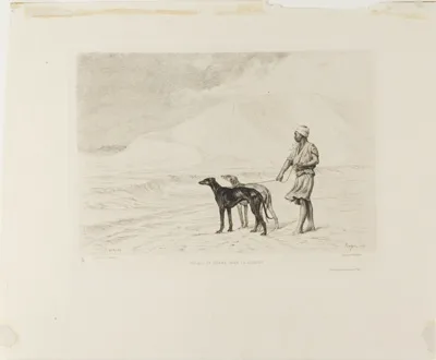 Paul Rajon, Relay of Dogs in the Desert