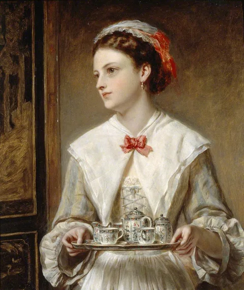 John Robert Dicksee, The Waitress