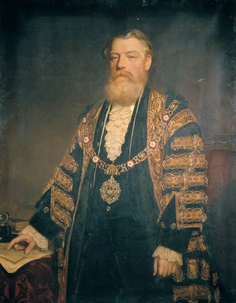 John Robert Dicksee, Sir Henry Edmund Knight, Lord Mayor of London (1882)