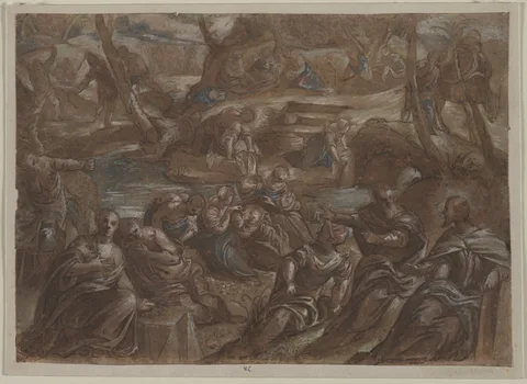 Tintoretto, Copy of Tintoretto's Children of Israel Gathering Manna
