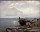 Johan Nielssen, View from Chioggia near Venice