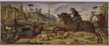 Charles Fairfax Murray, After Carpaccio  -  St George And The Dragon