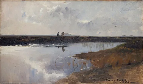 Adrian Stokes, Hunters on the moor north of Skagen