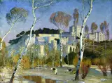 Adrian Stokes, Popes' Palace, Avignon, France