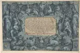 Jan van der Straet, Design for a Frontispiece with the Medici Arms