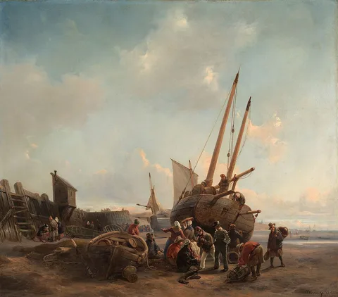 Wilhelm August Krause, A View on the Coast