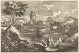 Sébastian Bourdon, Jesus Telling the Parable of the Father who Sends his Workers to his Vineyard