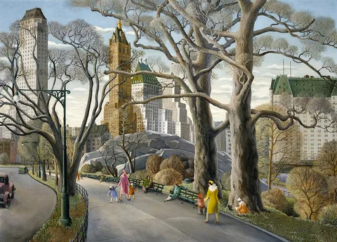Carl Gustaf Simon Nelson, Central Park
