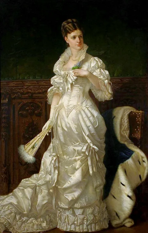 Ladislaus Bakalowicz, Portrait of Józefina Amszyńska née Guzowska.