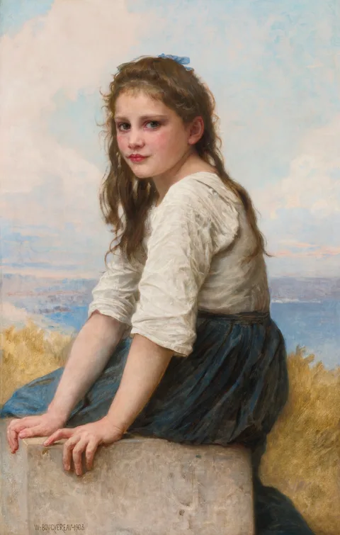William Bouguereau, By the Sea