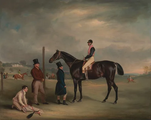 John E. Ferneley, Euxton, with John White Up, at Heaton Park