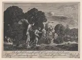 Hendrik Goudt, Tobias and the Angel (small plate)