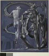 Sir Edward Coley Burne-Jones, Bt., Ara, Rws, Perseus and Andromeda, study for The Doom Fulfilled