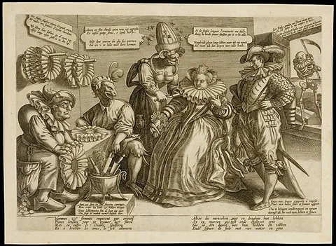 Marten de Vos, The Pride of Women: Ruffs