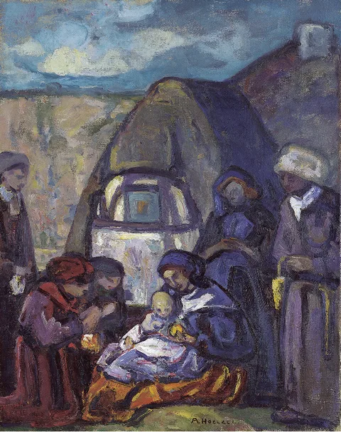 Adolf Richard Hölzel, Adoration (Nativity)