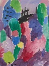 Alexej Jawlensky, Red Path, St. Prex