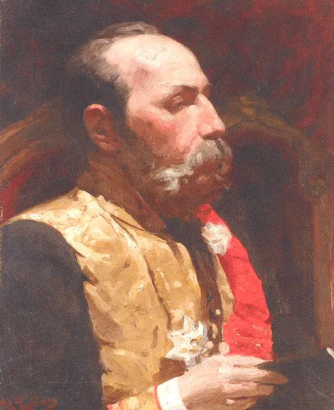 Ilya Repin, Portrait of member of State Council and senator Fyodor Gustavovich Turner.
