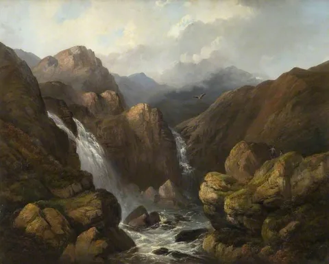 Edward Train, A Scottish Waterfall