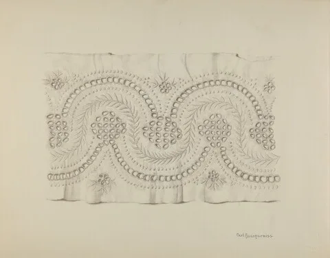 Carl Buergerniss, English Embroidery