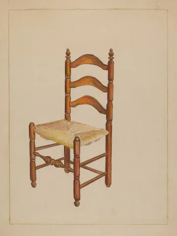 George Laurence Nelson, Straw Bottom Chair