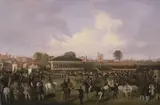 William Tasker, Lord Westminster's Cardinal Puff, with Sam Darling Up, Winning the Tradesman's Plate, Chester