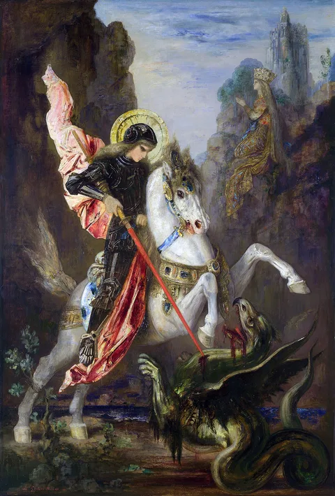 Gustave Moreau, Saint George and the Dragon