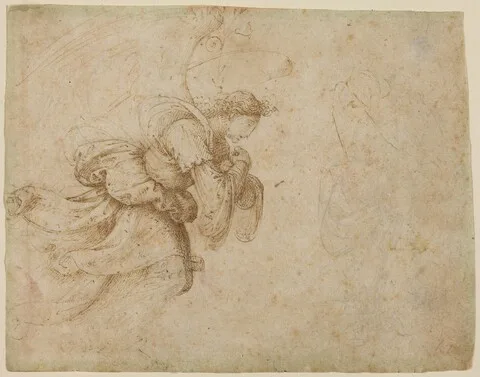 Fra Bartolomeo, The Angel of the Annunciation [recto]