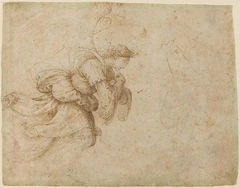 Fra Bartolomeo, The Angel of the Annunciation [recto]