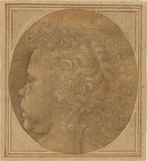 Fra Bartolomeo, Head of a Child [recto]