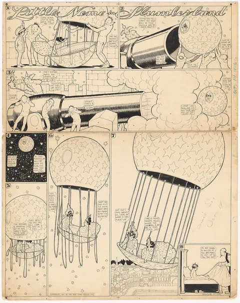 Winsor McCay, Little Nemo in Slumberland: "I don't like this, one little tiny bit, not one tiny weenie bit"