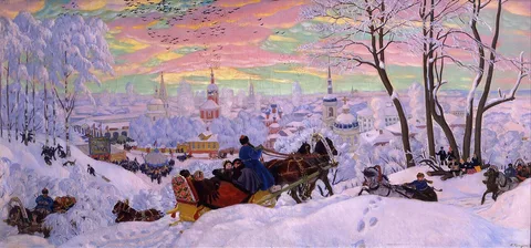 Boris Kustodiev, Shrovetide