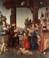 Lorenzo di Credi, Adoration of the Shepherds