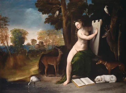 Dosso Dossi, Circe and Her Lovers in a Landscape