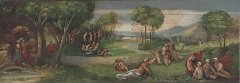 Dosso Dossi, Aeneas at the Entrance to the Elysian Fields