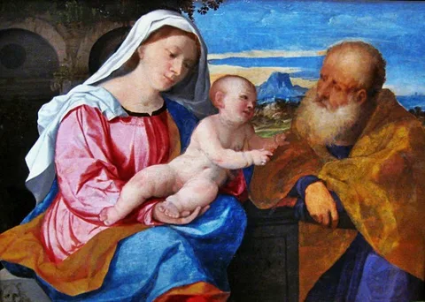Palma Vecchio, The Holy Family