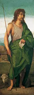 Palma Vecchio, Saint John the Baptist