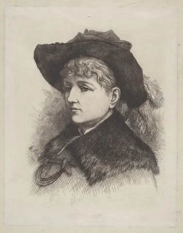 Thomas Nast, Portrait of the Artist's Wife, Sarah Edwards Nast
