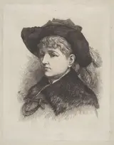 Thomas Nast, Portrait of the Artist's Wife, Sarah Edwards Nast