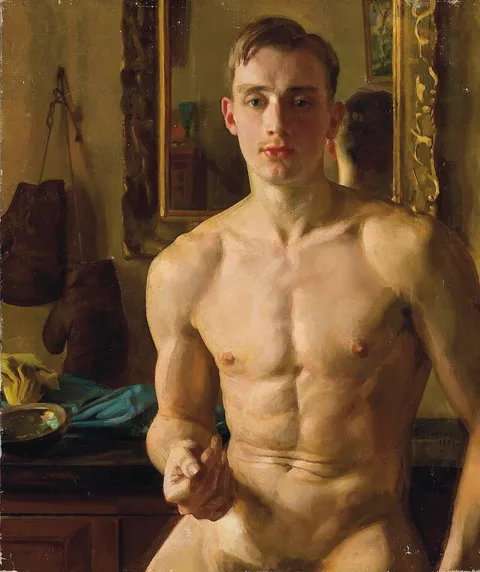 Konstantin Somov, The Boxer
