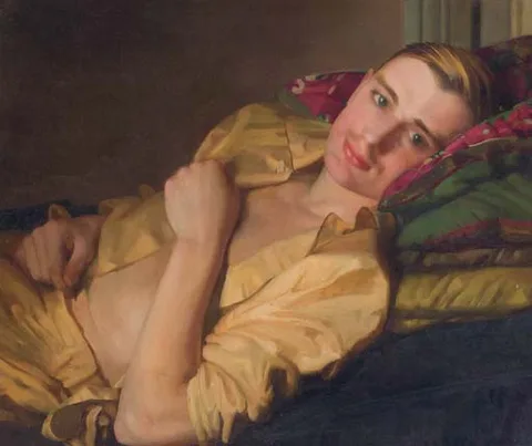 Konstantin Somov, A reclining man