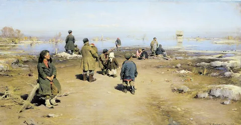 Abram Arkhipov, Waiting for the Boat
